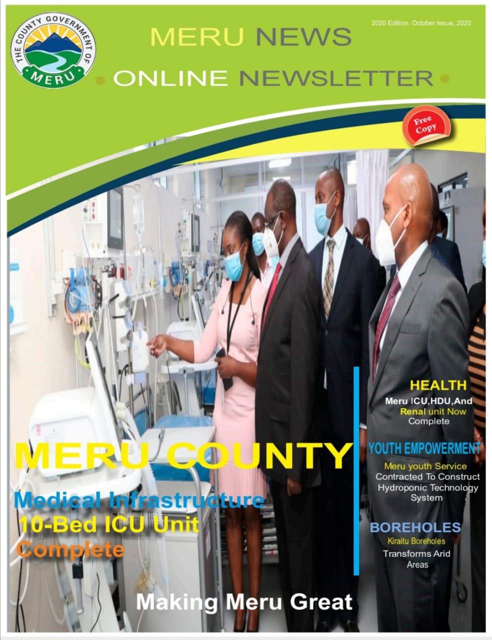 Meru News Online Newsletter October Issue.